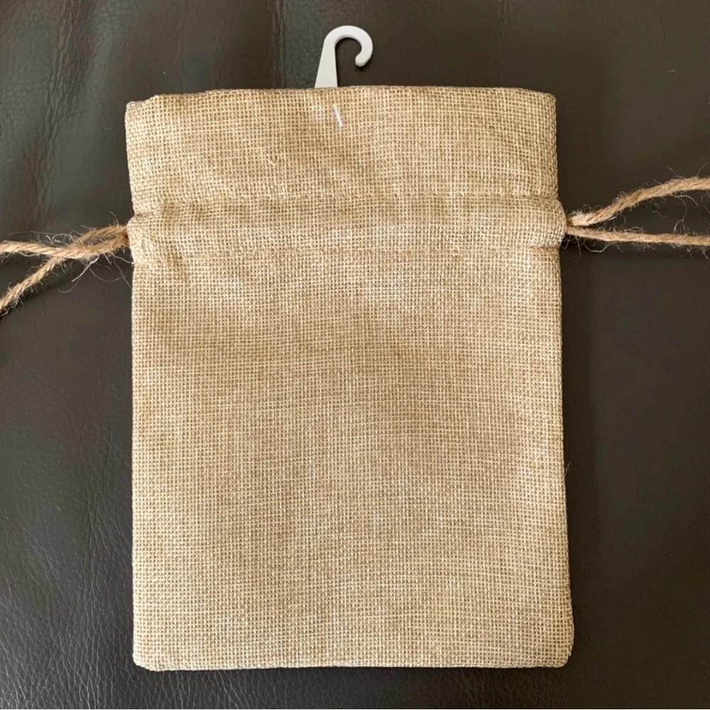 Pier 1 Easter eggs appliques burlap gift bags set of 4